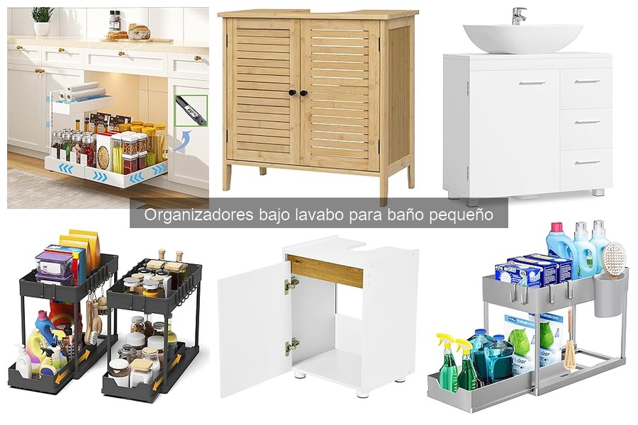 Cómo instalar un organizador bajo lavabo en baño pequeño