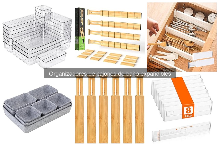 Cómo instalar un organizador de cajones de baño expandible