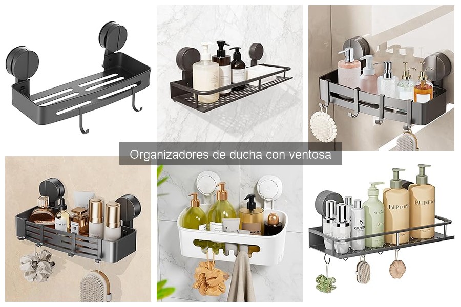Cómo instalar un organizador de ducha con ventosa fácilmente