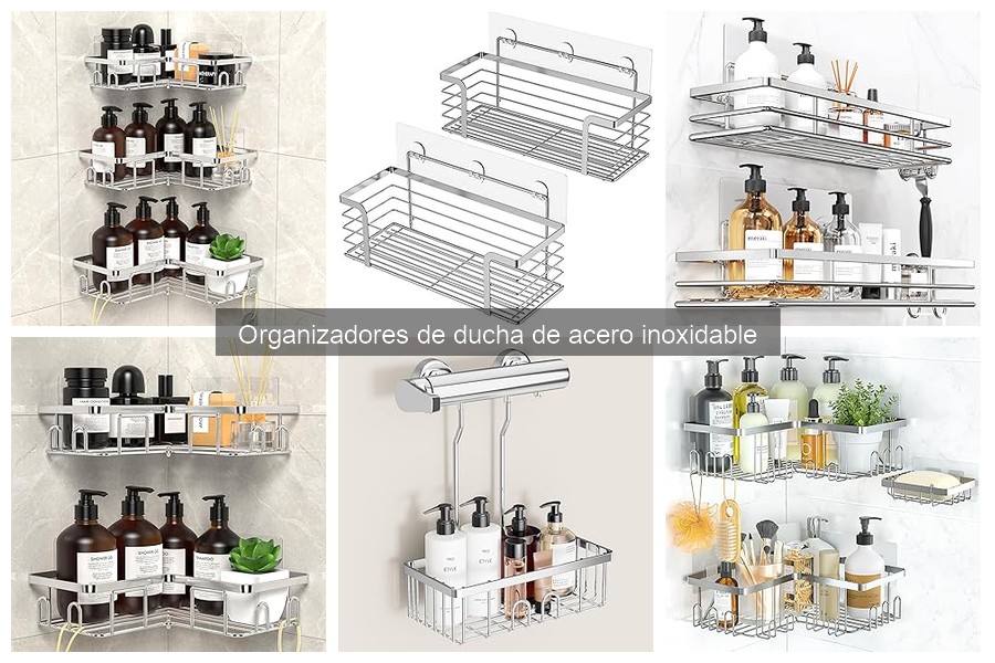 Cómo instalar un organizador de ducha de acero inoxidable fácilmente