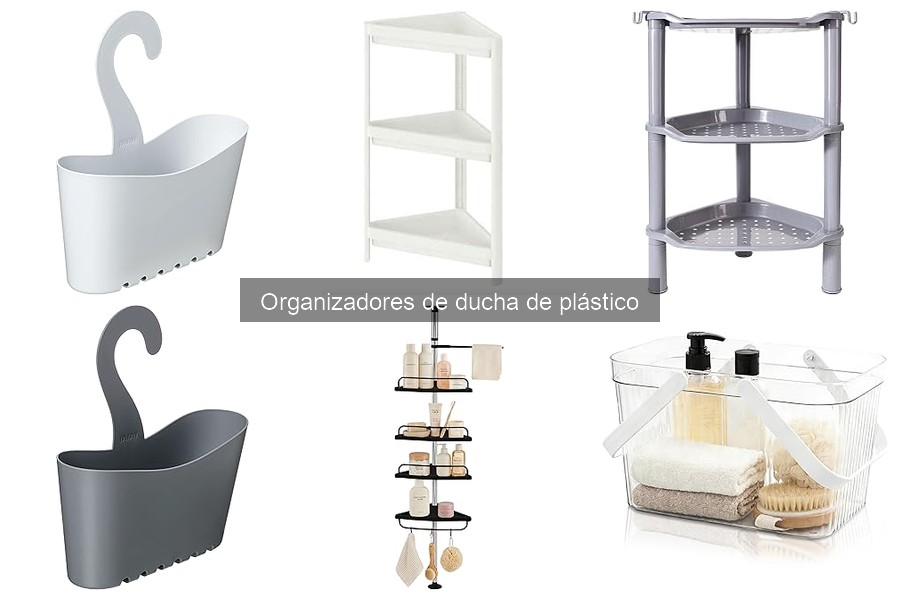 Cómo instalar un organizador de ducha de plástico fácilmente