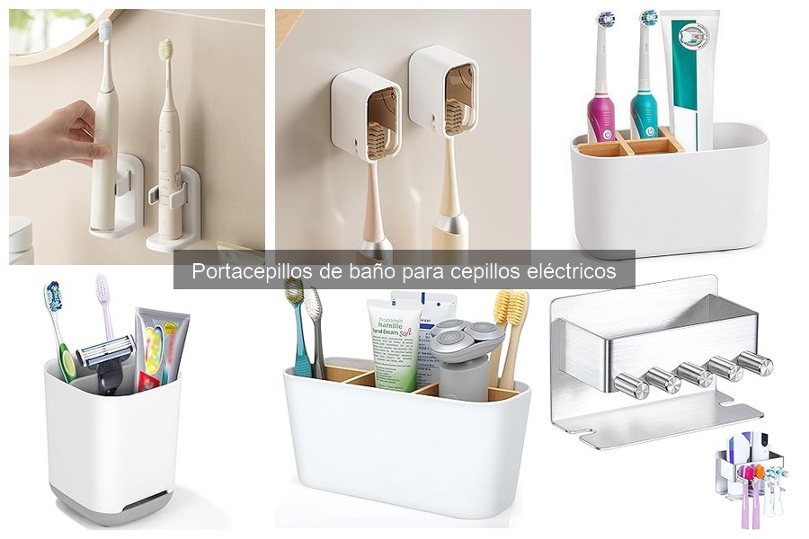 Cómo instalar un portacepillos de baño para cepillos eléctricos