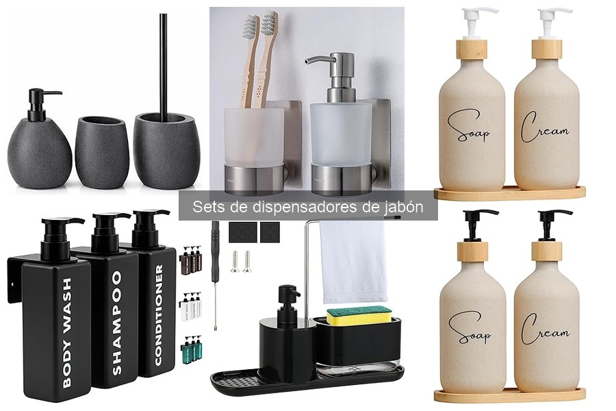 Cómo instalar un set de dispensadores de jabón en casa