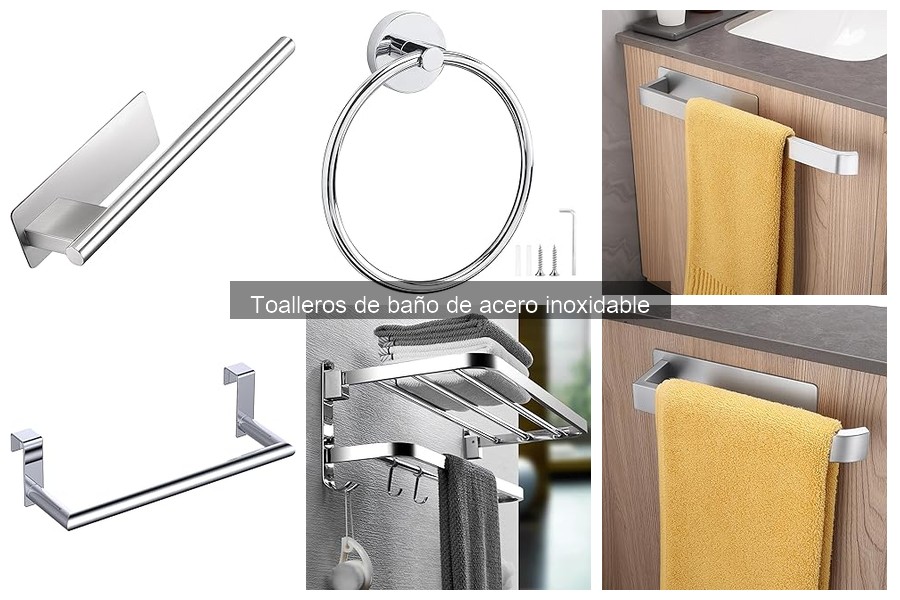 Cómo instalar un toallero de acero inoxidable en 5 pasos