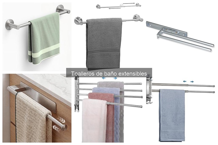 Cómo instalar un toallero de baño extensible fácilmente