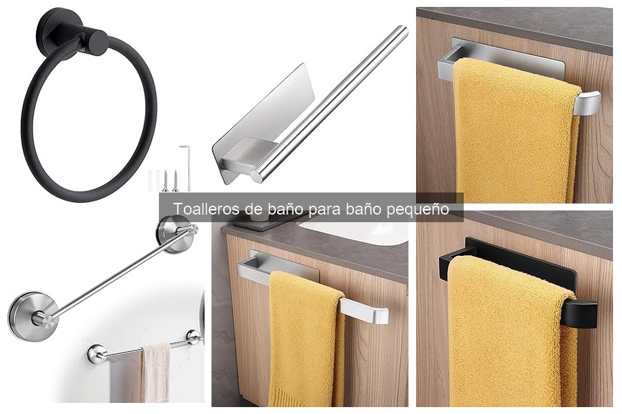 Cómo instalar un toallero en un baño pequeño