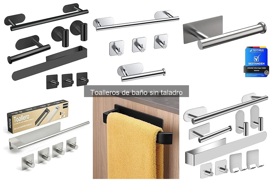 Cómo instalar un toallero sin taladro fácilmente