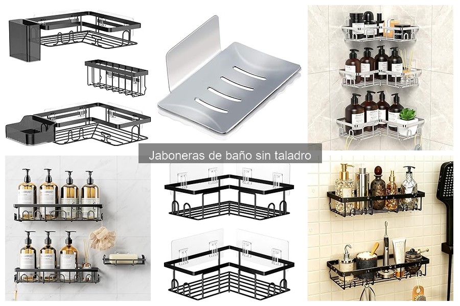 Cómo instalar una jabonera sin taladro en 5 pasos