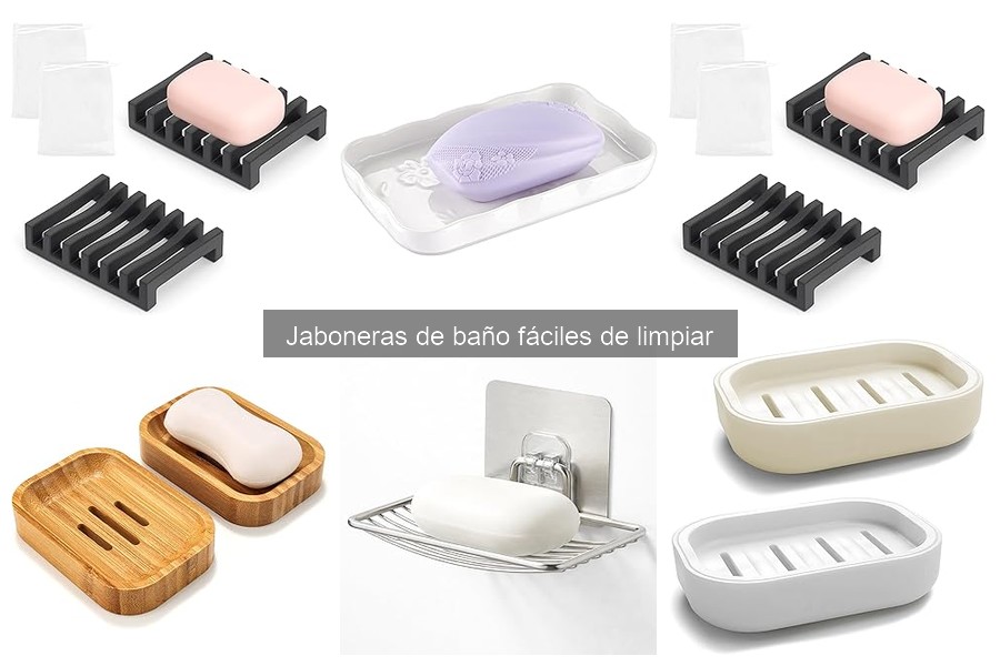 Cómo limpiar correctamente una jabonera de baño