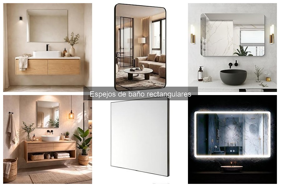 Cómo limpiar y mantener espejos de baño rectangulares