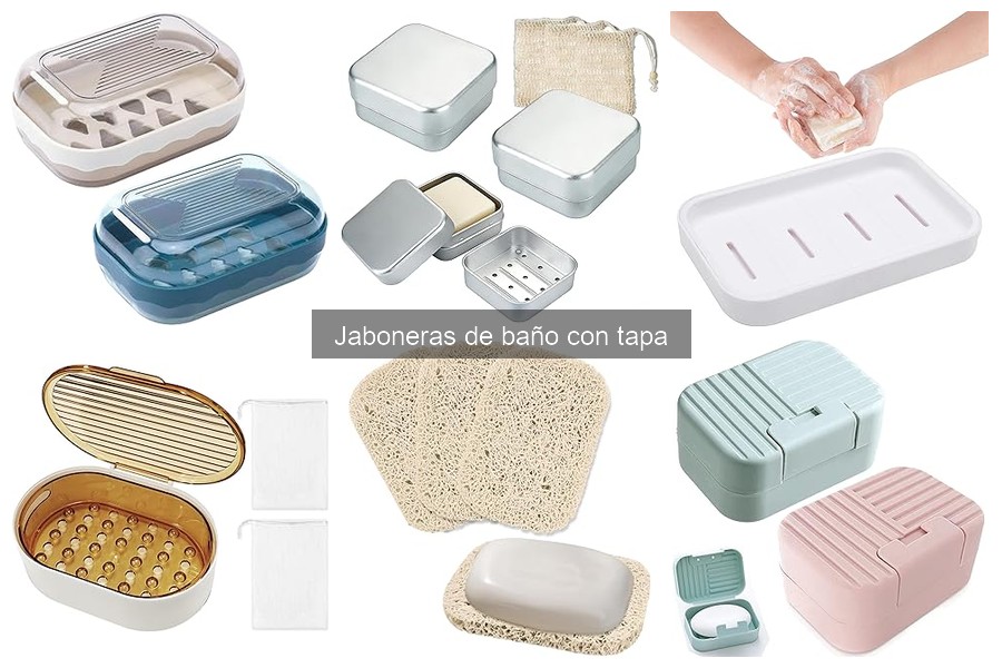 Cómo limpiar y mantener jaboneras de baño con tapa