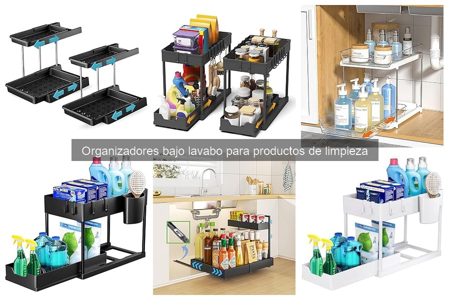 Cómo Limpiar y Mantener Organizadores Bajo Lavabo