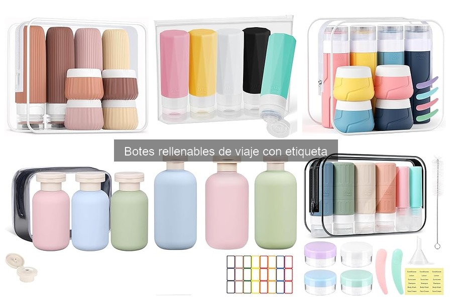 Cómo limpiar y mantener tus botes rellenables de viaje
