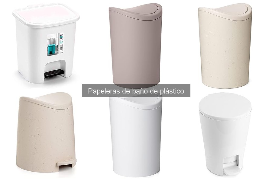 Cómo mantener limpia una papelera de baño de plástico