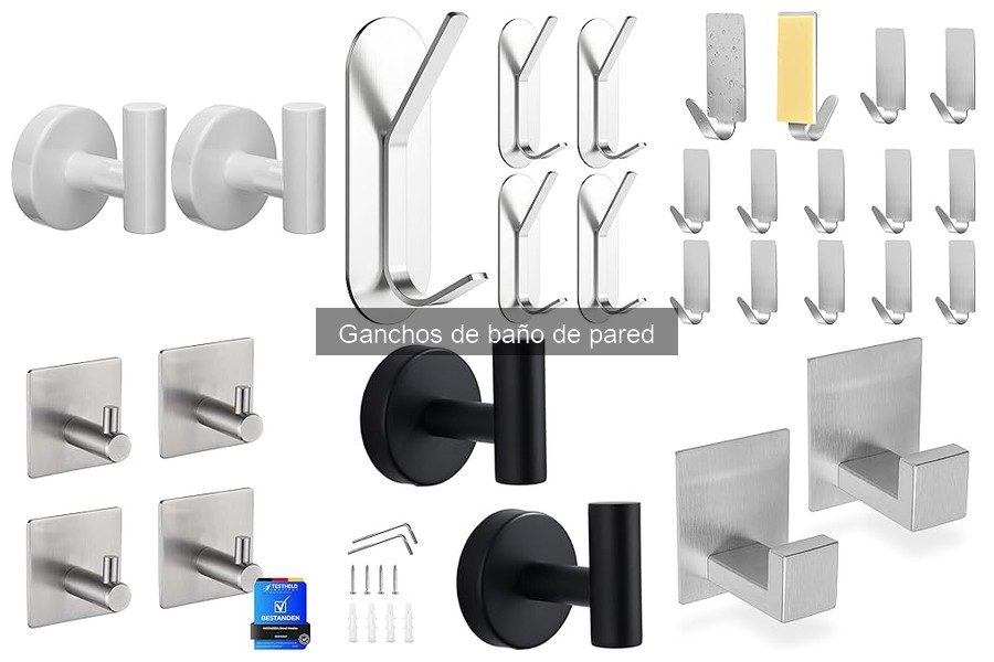 Cómo mantener los ganchos de baño de pared en perfecto estado
