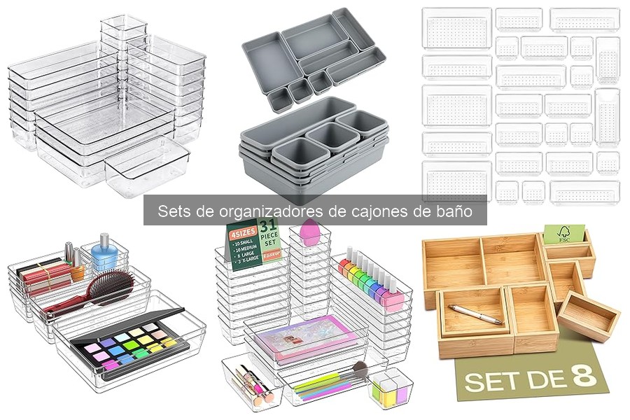 Cómo mantener organizadores de cajones de baño en buen estado