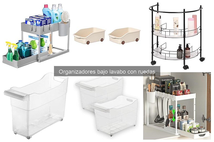 Cómo mantener un organizador bajo lavabo con ruedas en buen estado