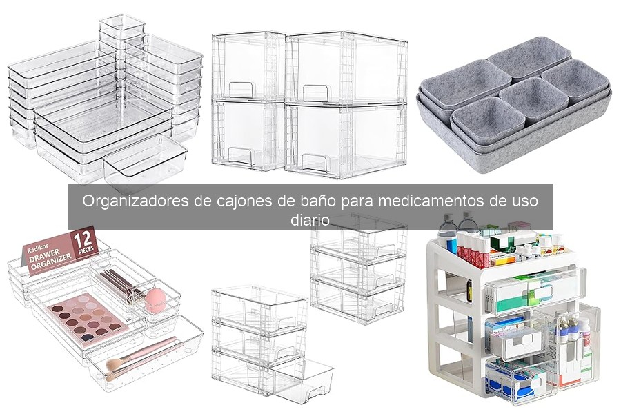 Cómo organizar medicamentos en el cajón del baño