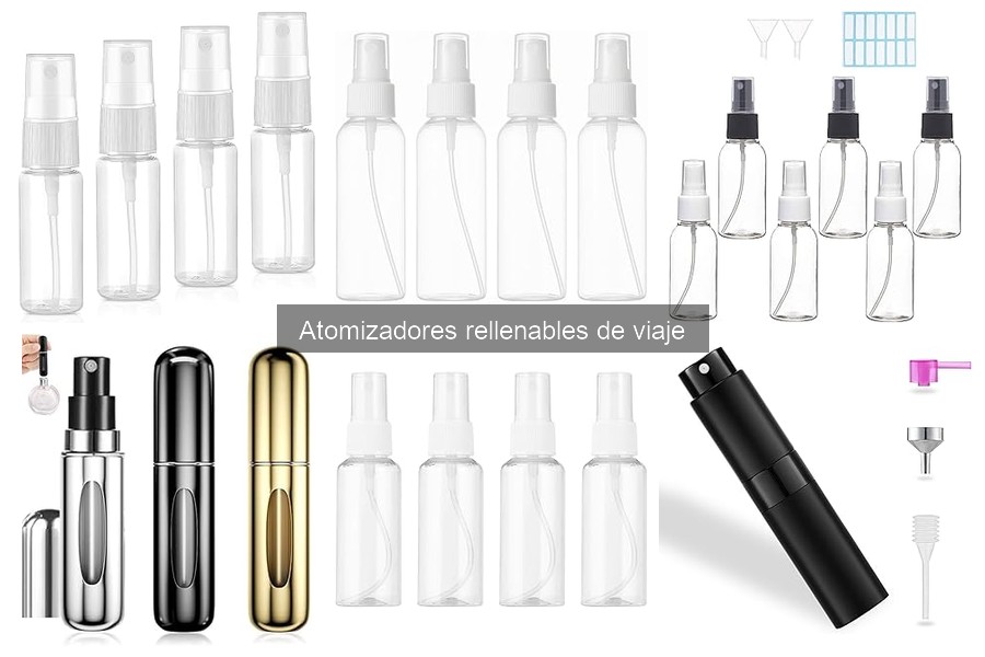 Cómo rellenar un atomizador de viaje sin derrames