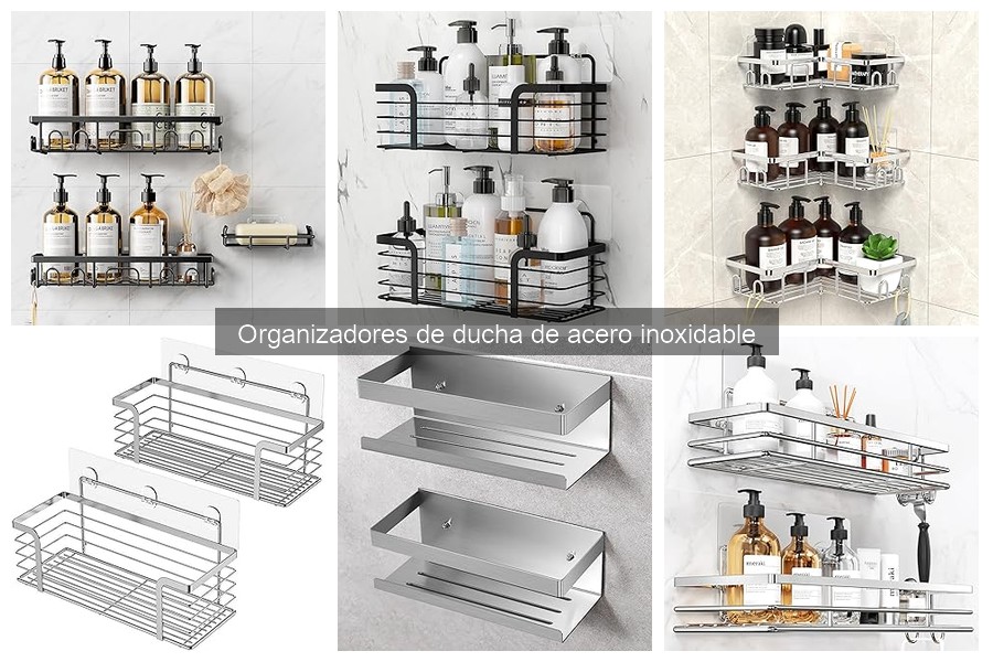Cómo solucionar la oxidación en organizadores de ducha de acero inoxidable