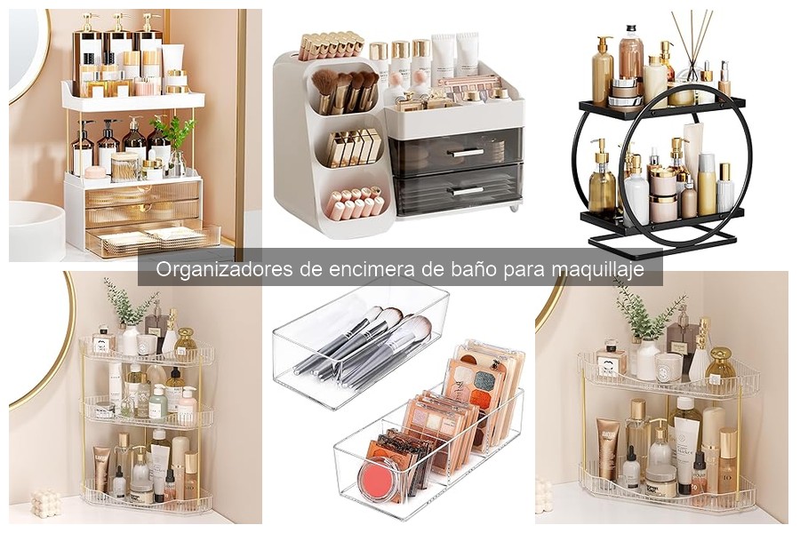Cómo usar un organizador de encimera de maquillaje