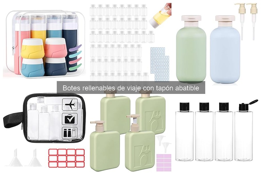 Cómo utilizar botes rellenables de viaje de forma efectiva