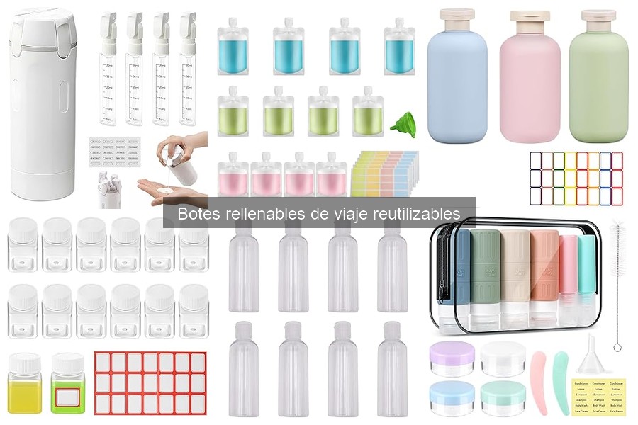 Comparativa: Botes de Plástico vs Silicona para Viaje