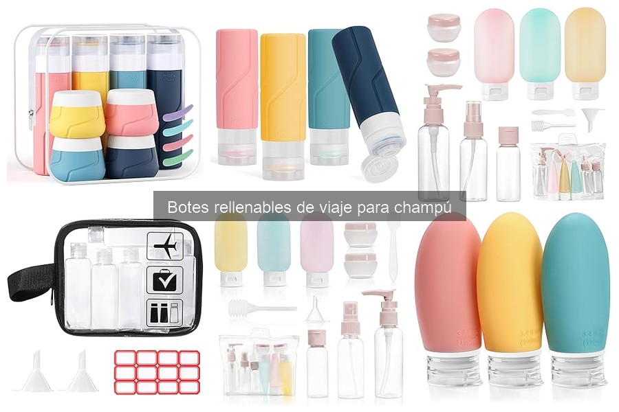 Comparativa: Botes Rellenables de Plástico vs. Vidrio