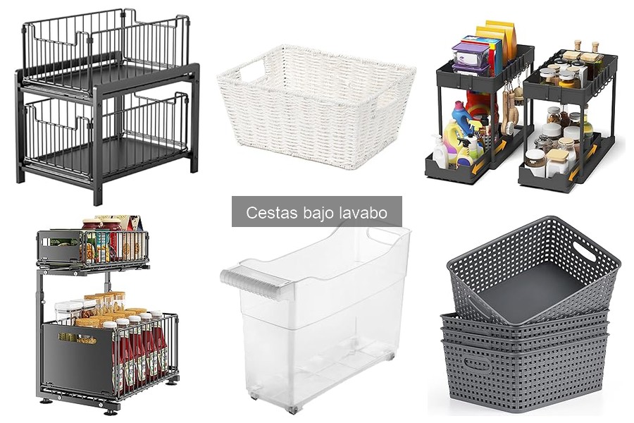Comparativa de cestas bajo lavabo: calidad y precio