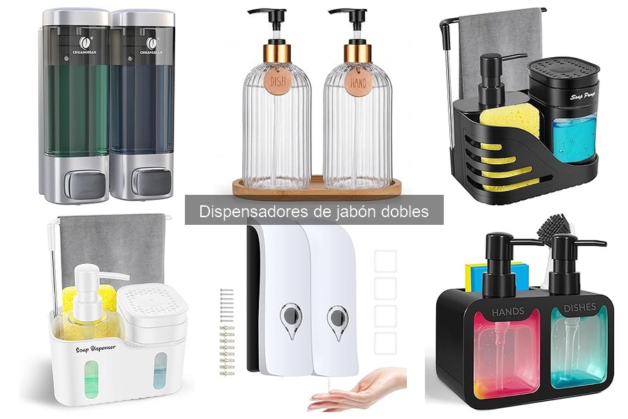 Comparativa de dispensadores de jabón dobles: marcas y precios