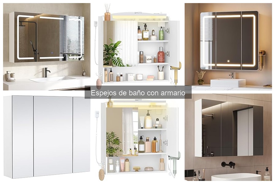 Comparativa de Espejos de Baño con Armario: Mejores Marcas