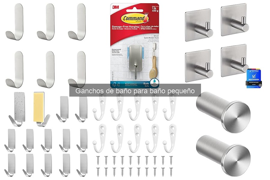 Comparativa de Ganchos de Baño Adhesivos vs. de Tornillo