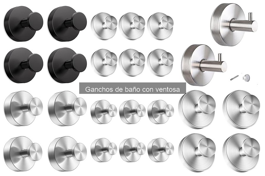 Comparativa de ganchos de baño con ventosa: calidad y precio