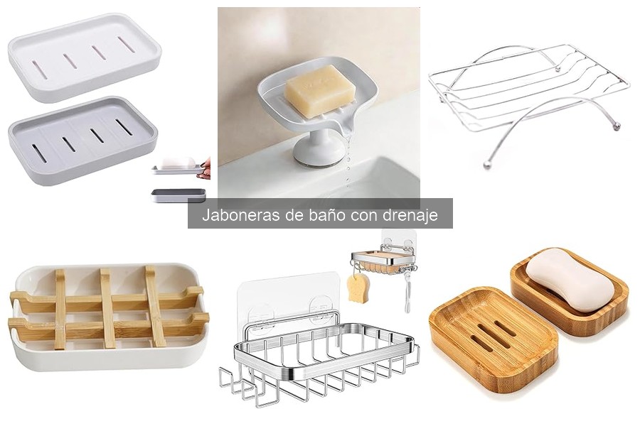 Comparativa de Jaboneras de Baño: Con y Sin Drenaje