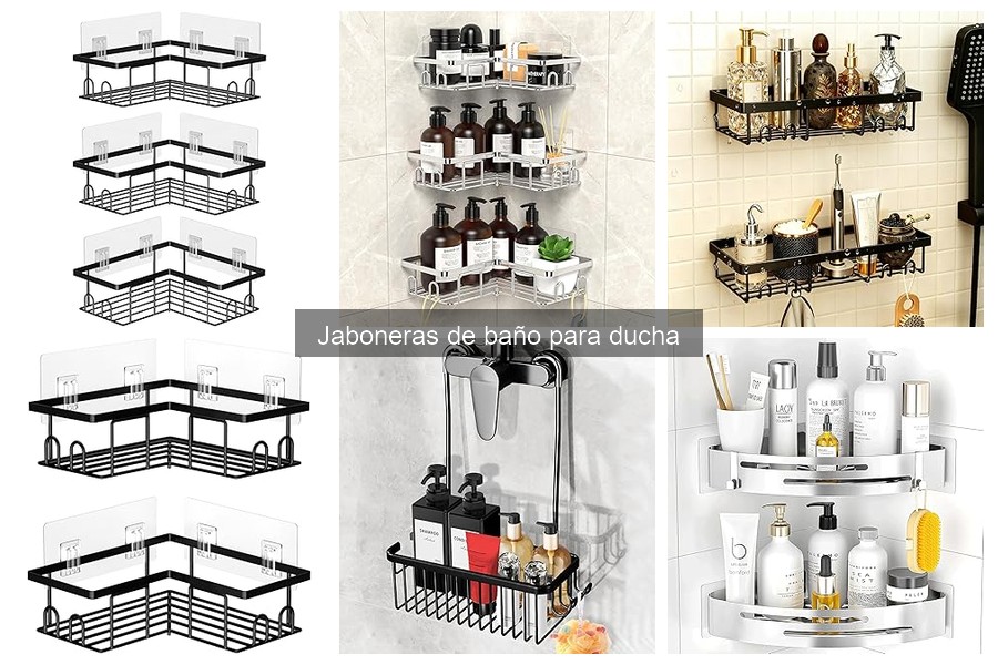 Comparativa de jaboneras de plástico, cerámica y metal