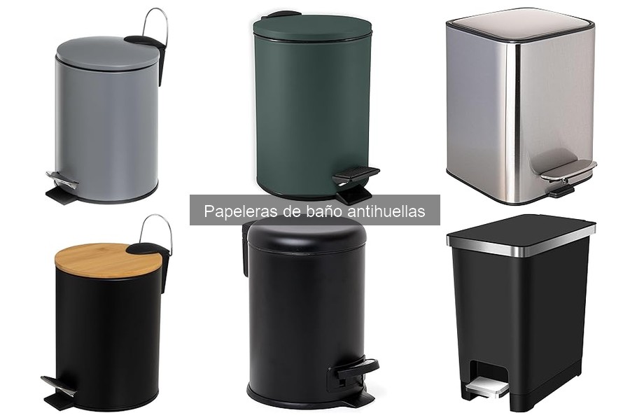 Comparativa de las Mejores Papeleras Antihuellas para Baño