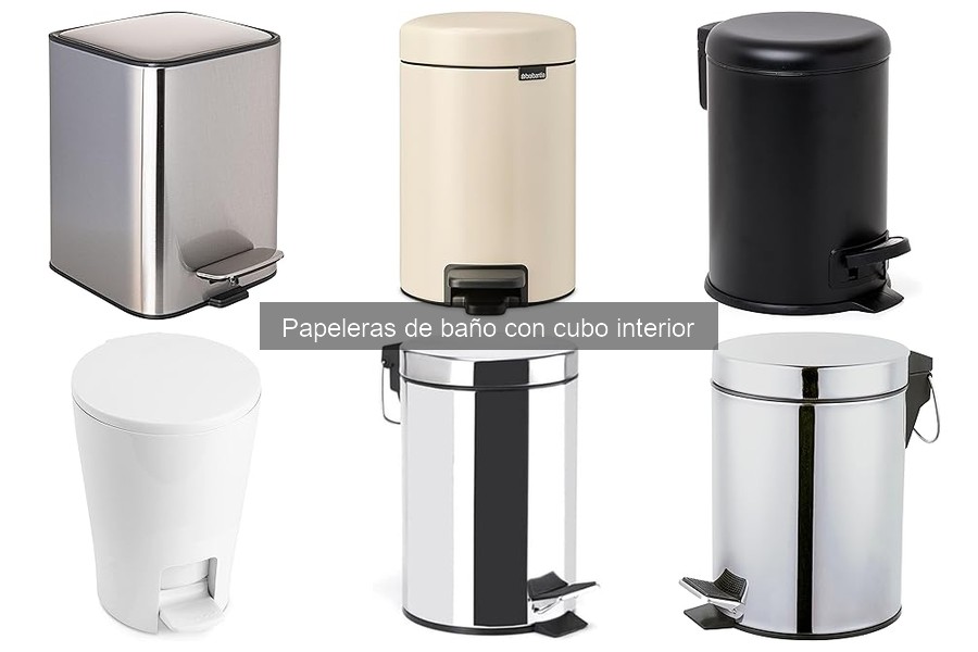 Comparativa de las Mejores Papeleras de Baño con Cubo Interior