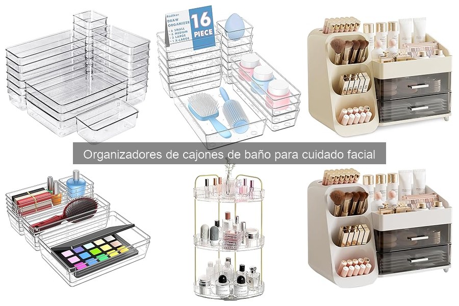 Comparativa de materiales en organizadores de cajones de baño