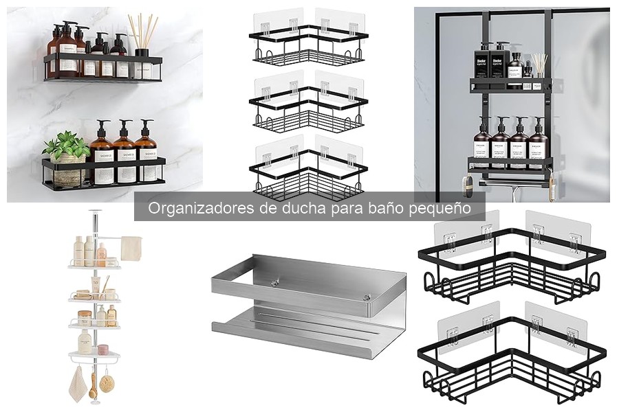 Comparativa de Materiales en Organizadores de Ducha