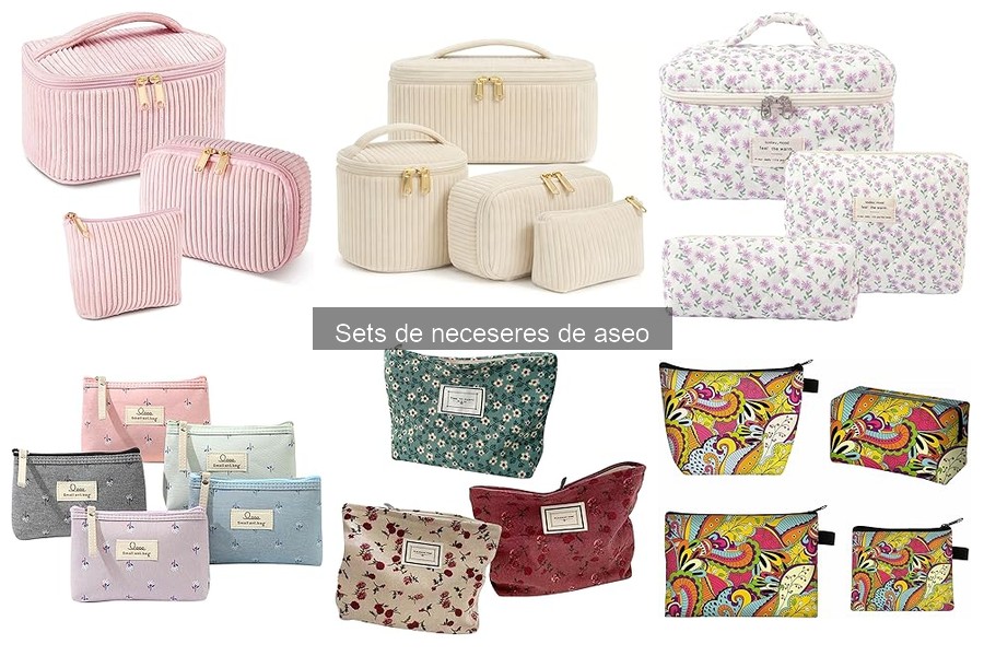 Comparativa de materiales en sets de neceseres de aseo