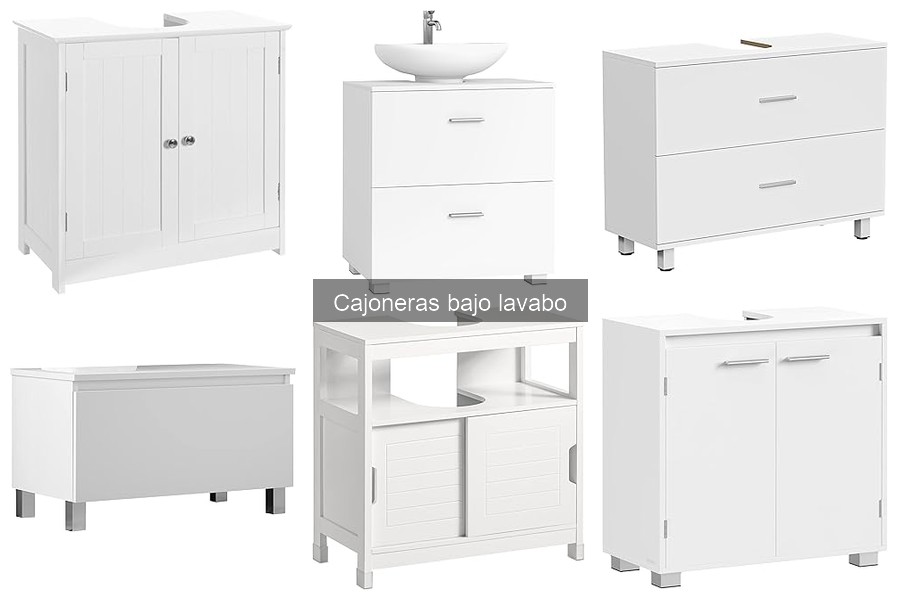 Comparativa de materiales para cajoneras bajo lavabo