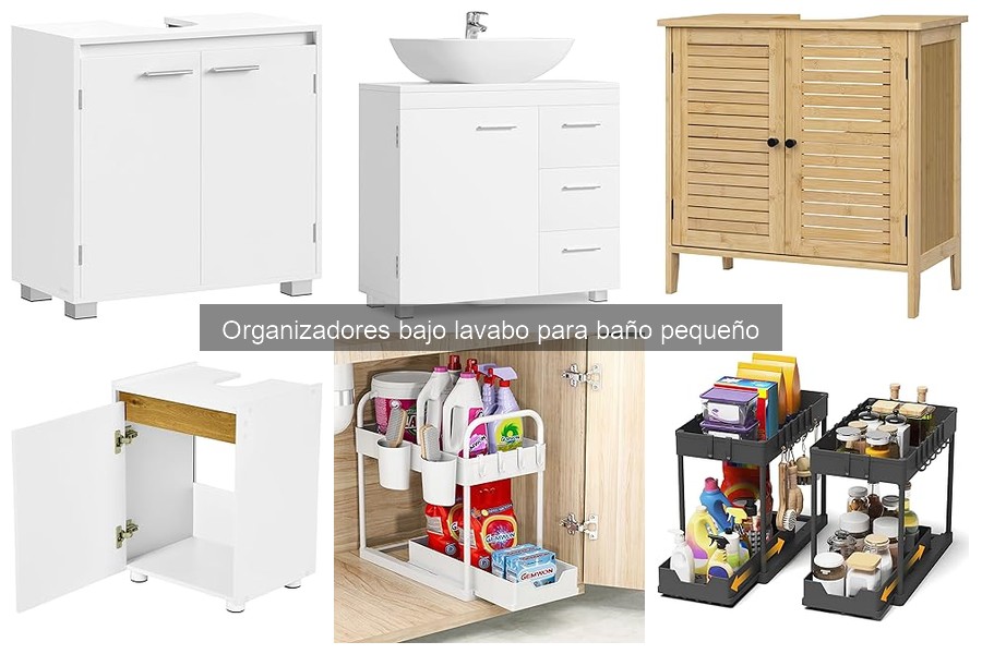 Comparativa de materiales para organizadores bajo lavabo