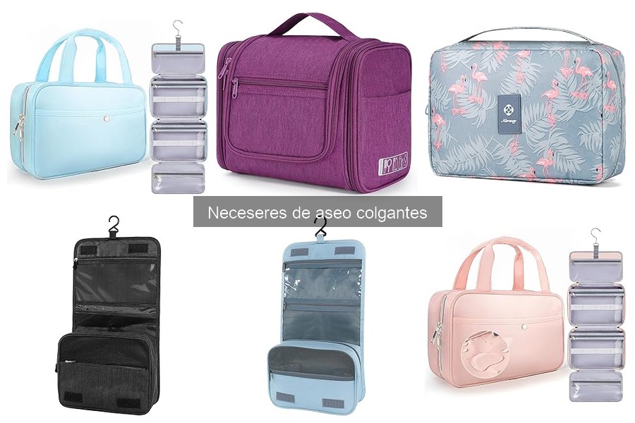 Comparativa de Neceseres de Aseo Colgantes: Marcas y Características