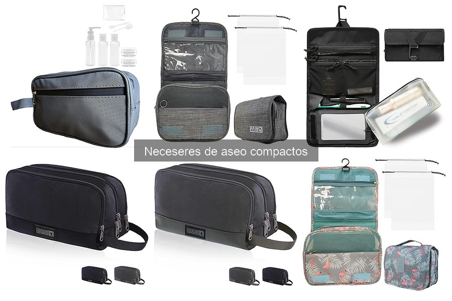 Comparativa de Neceseres de Aseo Compactos: Calidad y Precio