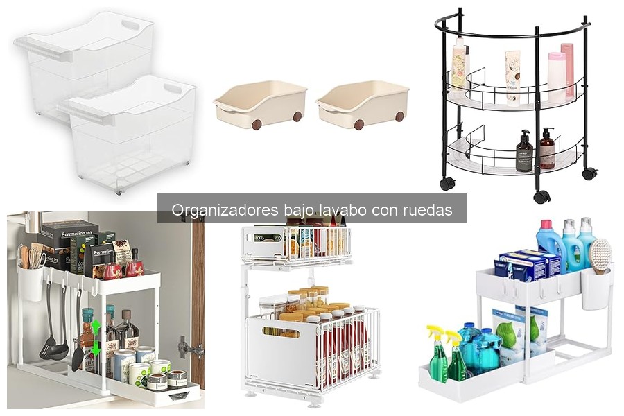 Comparativa de organizadores bajo lavabo con ruedas 2023