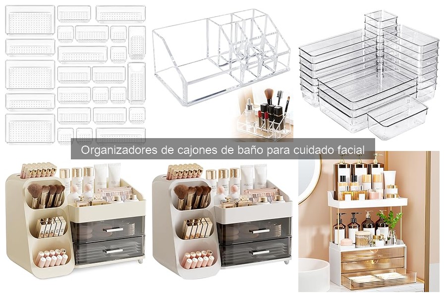 Comparativa de organizadores de cajones de baño a diferentes precios