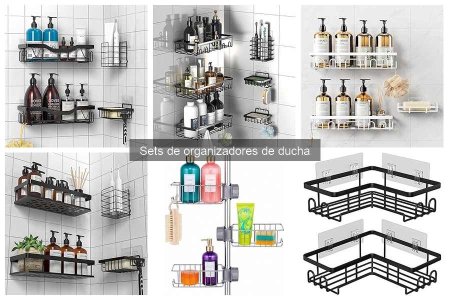 Comparativa de Organizadores de Ducha: Sets vs. Estantes
