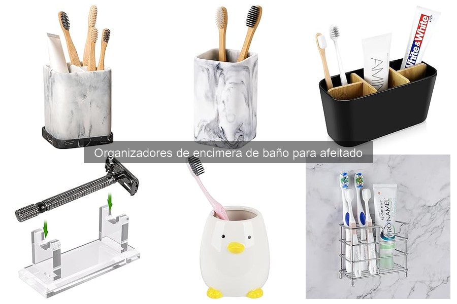 Comparativa de Organizadores de Encimera para Afeitado