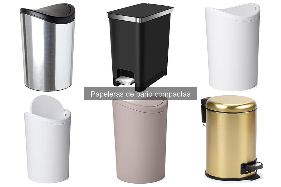 Comparativa de Papeleras de Baño Compactas: Mejores Marcas