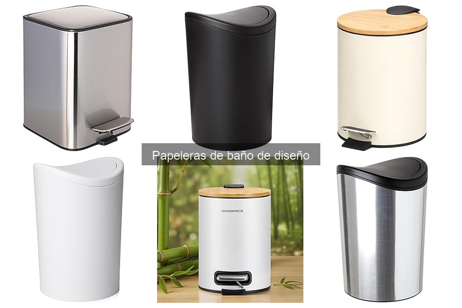 Comparativa de Papeleras de Baño de Diseño para Tu Higiene